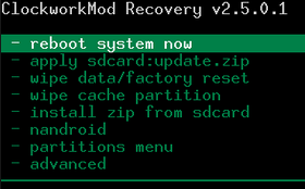 For example, the ability to backup data to an SD card and run the distribution of the firmware in safe mode